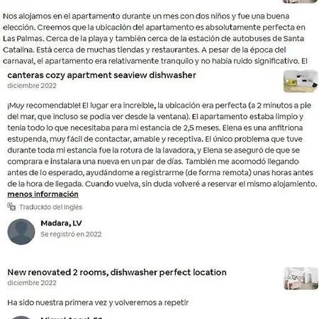 Apartamento 2rooms, Dishwasher Good Location Canteras