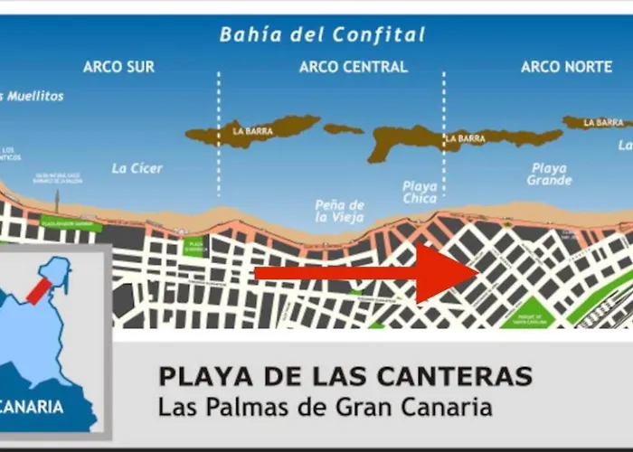 2rooms, Dishwasher Good Location Canteras Las Palmas / Gran Canaria