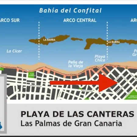 2rooms, Dishwasher Good Location Canteras شقة *